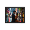 Midnight Romance Under the Lights Paper Poster